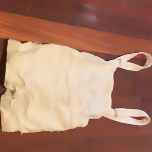 White short overalls